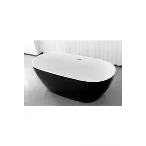Imagine Cada freestanding Cuba Black, 80x175xH60 cm