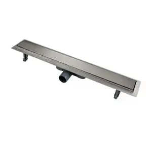 Imagine Set PROMO rigola dus Fdesign Kleome cu grila inox-faiantabila 60 cm