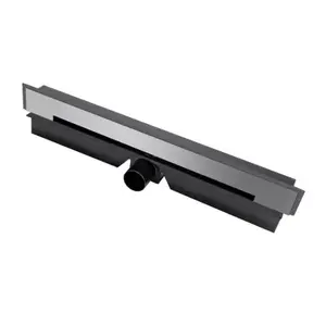 Imagine Set PROMO rigola dus Fdesign Kleome cu grila crom 60 cm