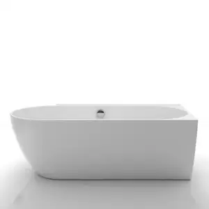 Imagine Cada freestanding Kreiner Ceylon 166x80 cm alb dreapta
