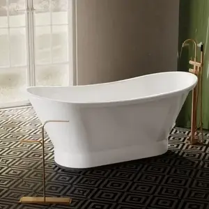 Imagine Cada freestanding compozit Coloana Charlotte 160.5x66 cm alb lucios
