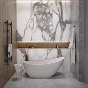 Imagine Cada freestanding compozit Coloana Marina 174.5x72.5 cm alb lucios