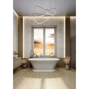 Imagine Cada freestanding compozit Coloana Anastasia 175x80 cm alb mat