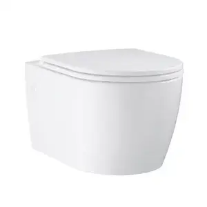 Imagine Set PROMO Vas WC suspendat si capac soft close GROHE BAU CERAMIC 54x36cm