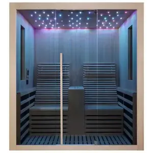 Imagine Sauna uscata CARBON 2 cu rezistente Carbon-Magneziu, 150 x 180 x 195cm
