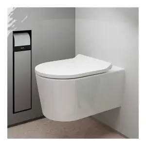 Imagine Vas wc Hansgrohe EluPura S AquaFall, fara capac, alb