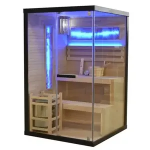 Imagine Sauna LUXOR 1 finlandeza doua persoane 120 x 120 x 190cm