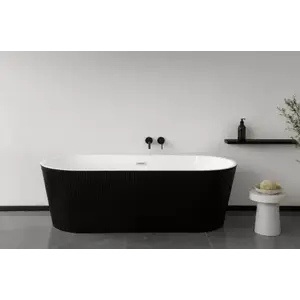 Imagine Cada freestanding RENO BLACK, 170x75x58 cm