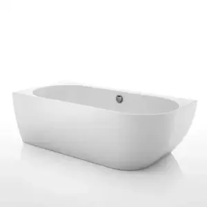 Imagine Cada freestanding Kreiner Vera 170x80 cm finisaj alb stanga lipita de perete