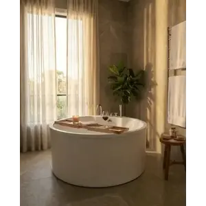 Imagine Cada freestanding Coloana Aurora 150x150 cm acril alb