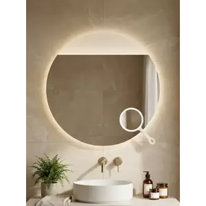 Imagine Oglinda baie LED 80 cm cu tehnologie COB si functie de dezaburire
