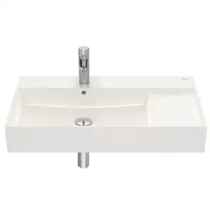 Imagine Lavoar baie suspendat, bej Roca Inspira Square 80x49 cm