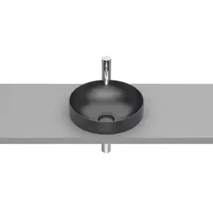 Imagine Lavoar baie incastrat, antracit, rotund Roca Inspira Round 37x37 cm