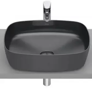 Imagine Lavoar baie pe blat, antracit Roca Inspira Soft 50x37 cm