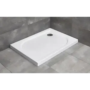 Imagine Cadita dus dreptunghiulara Radaway Delos D 100x75x5, 5 cm acrilica