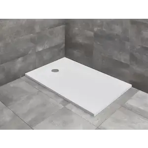 Imagine Cadita dus dreptunghiulara Radaway Zantos F 100x80xH3, 2 cm, marmura lichida