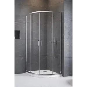 Imagine Set PROMO cabina dus Radaway Premium Pro PDD, 80x80x200cm, cu sifon si cadita