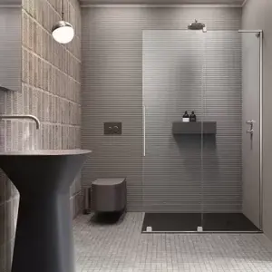 Imagine Cabina de dus Walk-in Radaway Furo SL, 110x200 cm, crom