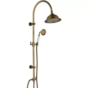 Imagine Coloana dus fara baterie Casa Blanca, bronz mat
