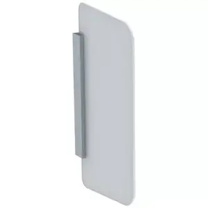 Imagine Geberit Separator pisoar 75x43 cm, sticla, alb