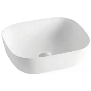 Imagine Lavoar baie pe blat Fluminia Crius White 46x32 cm
