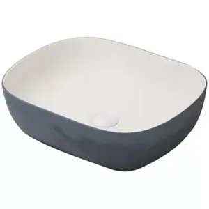 Imagine Lavoar baie pe blat, gri Fluminia Indus Grey 49x40 cm