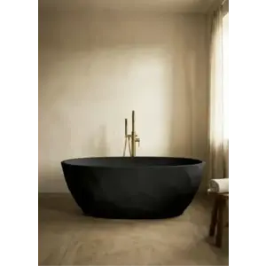 Imagine Cada freestanding 170x75 cm Coloana Elaya, negru mat