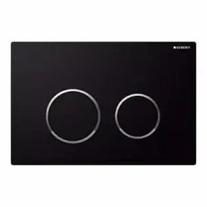 Imagine Clapeta actionare Dual-Flush Geberit Sigma 20, pentru rezervor incastrat, crom negru
