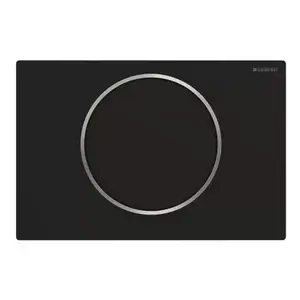 Imagine Clapeta actionare rezervor incastrat Sigma 10 Negru-Mat Easy to Clean