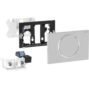 Imagine Clapeta actionare Geberit Sigma10, cu Bluetooth si alimentare electrica, gri