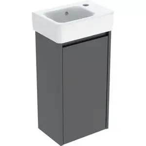 Imagine Set lavoar si mobilier Geberit Selnova Square, 36x25x70 cm, lava mat
