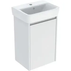 Imagine Set lavoar si mobilier Geberit Selnova Square, 45x34x70 cm, alb mat