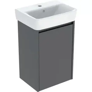 Imagine Set lavoar si mobilier Geberit Selnova Square, 45x34x70 cm, lava mat