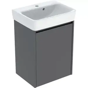 Imagine Set lavoar si mobilier Geberit Selnova Square, 50x38x70 cm, lava mat
