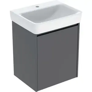 Imagine Set lavoar si mobilier Geberit Selnova Square, 55x44x70 cm, lava mat