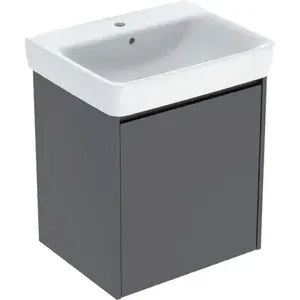 Imagine Set lavoar si mobilier Geberit Selnova Square, 60x48x70 cm, lava mat