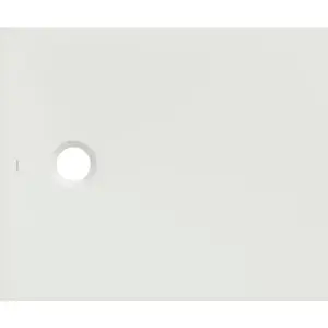 Imagine Cadita de dus Geberit CleanFloor30, 90x75x3.5 cm, alba mat