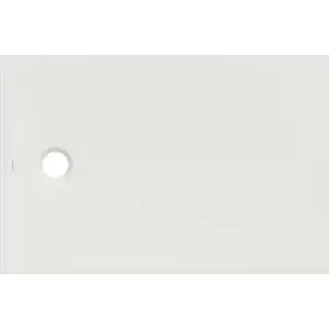 Imagine Cadita de dus Geberit CleanFloor30, 120x80x3.5 cm, alba mat