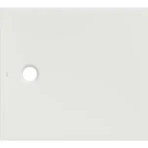 Imagine Cadita de dus Geberit CleanFloor30, 100x90x3.5 cm, alba mat