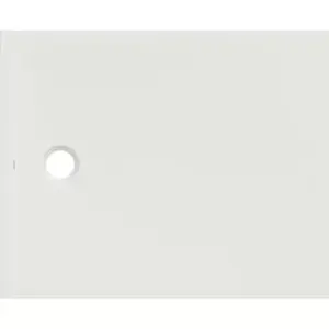 Imagine Cadita de dus Geberit CleanFloor30, 110x90x3.5 cm, alba mat