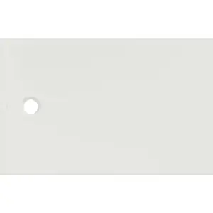 Imagine Cadita de dus Geberit CleanFloor30, 140x90x3.5 cm, alba mat