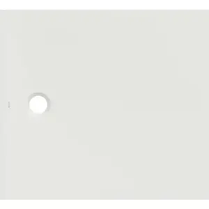 Imagine Cadita de dus Geberit CleanFloor30, 110x100x3.5 cm, alba mat