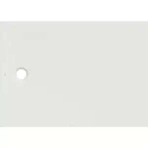 Imagine Cadita de dus Geberit CleanFloor30, 140x100x3.5 cm, alba mat