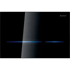 Imagine Clapeta actionare rezervor incastrat Sigma 80 Sticla Neagra
