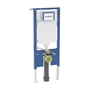 Imagine Rezervor incastrat Geberit Duofix pentru vas wc suspendat, 114 cm, cu rezervor incastrat Sigma 8 cm