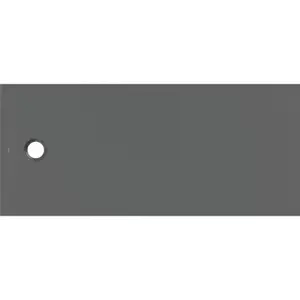 Imagine Cadita de dus Geberit CleanFloor30, 170x75x3.5 cm, grafit mat