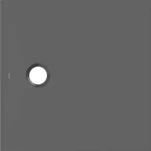 Imagine Cadita de dus Geberit CleanFloor30, 80x80x3.5 cm, patrata grafit mat
