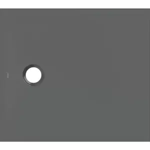 Imagine Cadita de dus Geberit CleanFloor30, 90x80x3.5 cm, grafit mat