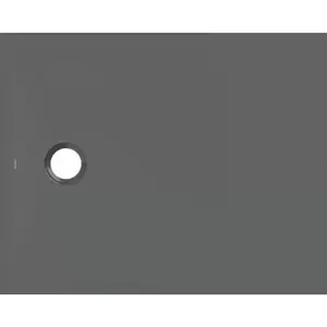 Imagine Cadita de dus Geberit CleanFloor30, 100x80x3.5 cm, grafit mat
