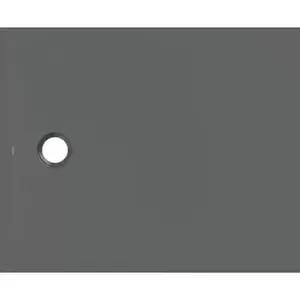 Imagine Cadita de dus Geberit CleanFloor30, 110x90x3.5 cm, grafit mat